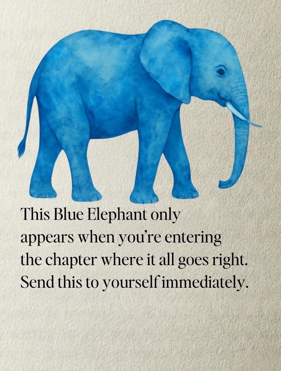 Blue Elephant — the original viral meme